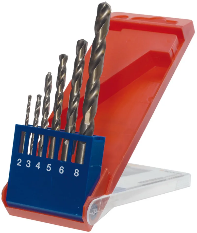 Cobalt Borenset 2-8 mm 6-Delig van KWB – productafbeelding