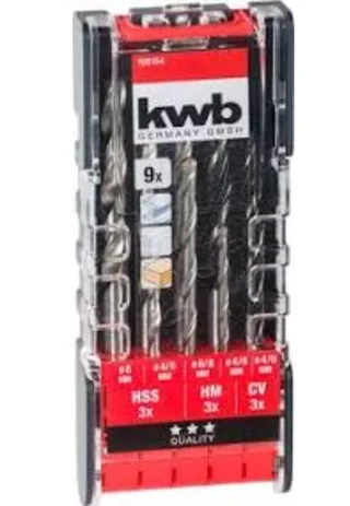 Combi-Borenset - 9-delig von KWB – Produktbild 1 von 3