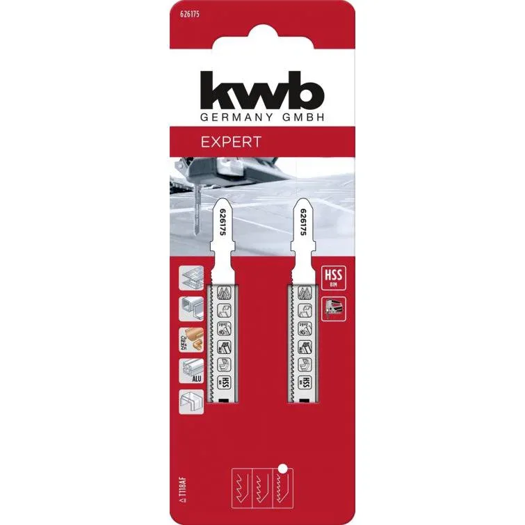 Dec.zaagbladen fijn metaal 2st I KWB by KWB – product image