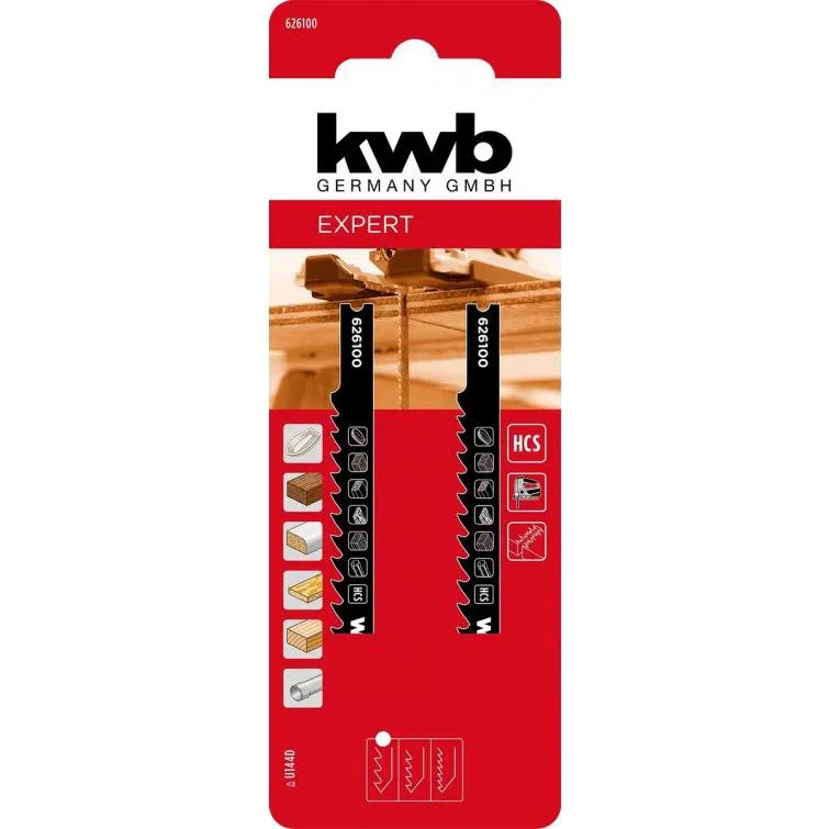 Dec.zaagbladen grof hout 2st I KWB von KWB – Produktbild