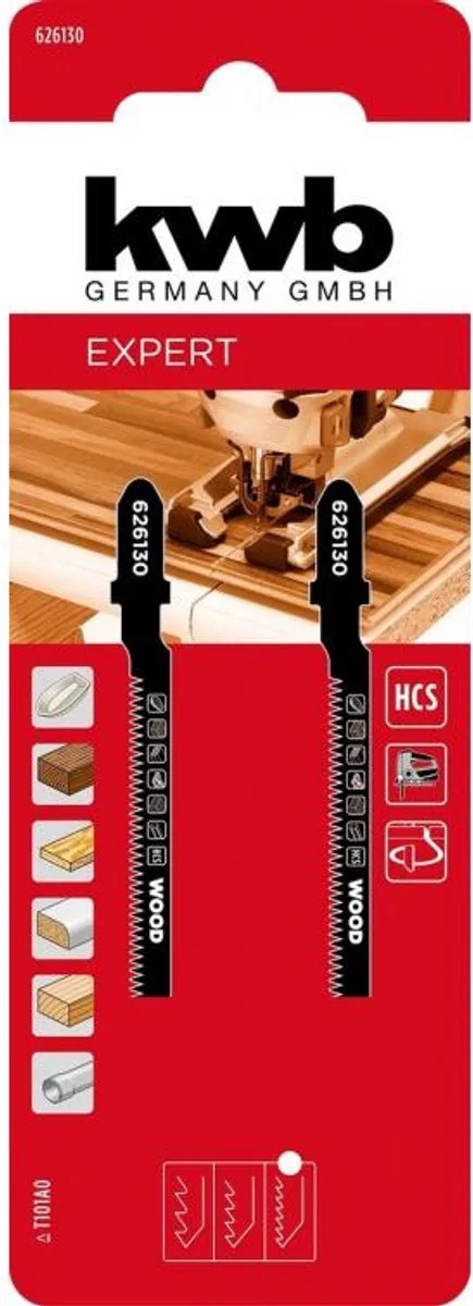 decoupeerzaagblad 8,2cm HCS carbon 2 stuks de KWB – image du produit