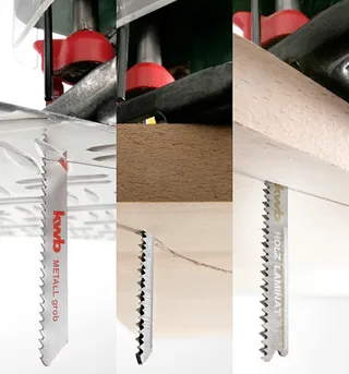 Decoupeerzaagblad - Cassette 6-delig Hout + Metaal 6256-30 by KWB – product image 2 of 3
