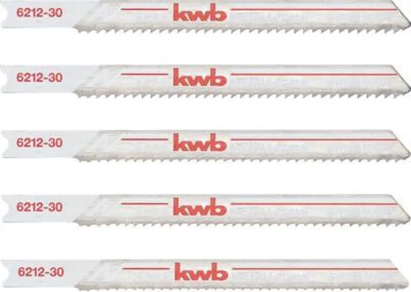 decoupeerzaagblad - U schacht - Bi Metaal - Middel - Metaal en hout - Professional - 5 stuks de KWB – image du produit 1 sur 2