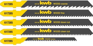 Decoupeerzaagbladen - Hout (5 stuks) by KWB – product image 1 of 3