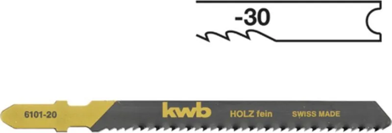 Decoupeerzaagbladen - Hout Grof 6103-30 by KWB – product image 1 of 2