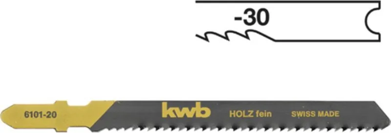 Decoupeerzaagbladen - Hout Middel 6102-30 de KWB – image du produit
