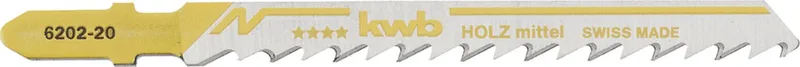 Decoupeerzaagbladen - Middel Hout 6202-25 de KWB – image du produit