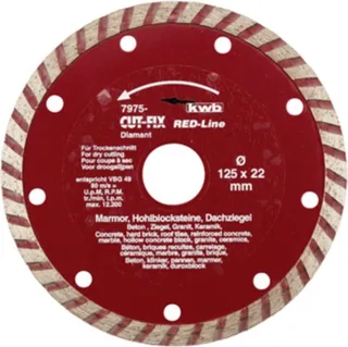 Diamantschijf - 125 Red Line 7975-40 by KWB – product image 1 of 2