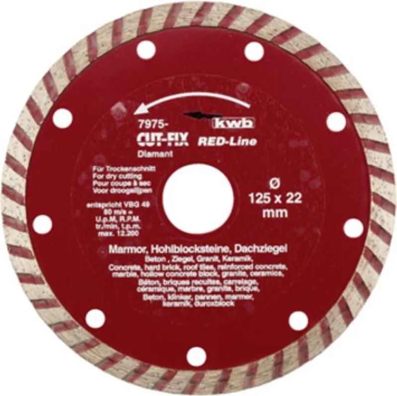 Diamantschijf - 125 Red Line 7975-40 van KWB – productafbeelding