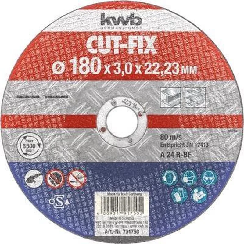 Doorslijpschijf Metaal - 180 mm de KWB – image du produit