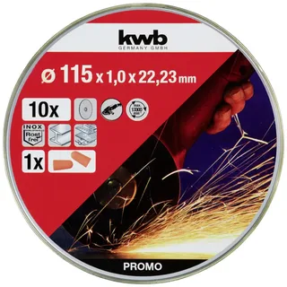 kwb 712021 Jeu de disque à tronçonner 115 mm 10 pc(s) métal de KWB – image du produit 3 sur 3