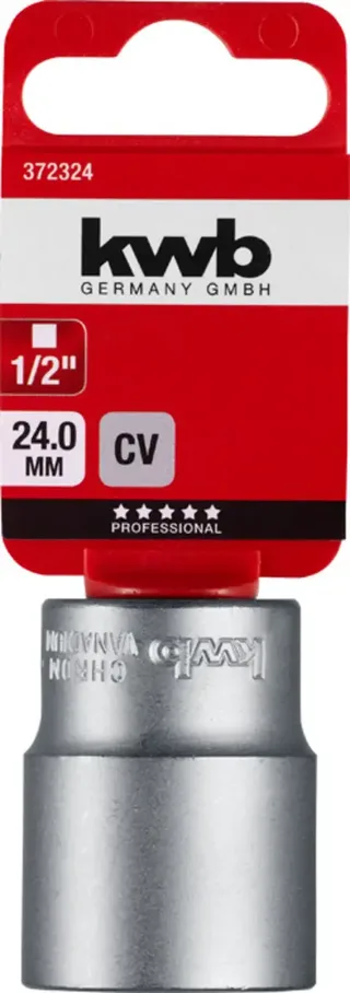 Dopsleutel - 1/2" 24 mm by KWB, Kleurloos – product image 2 of 2