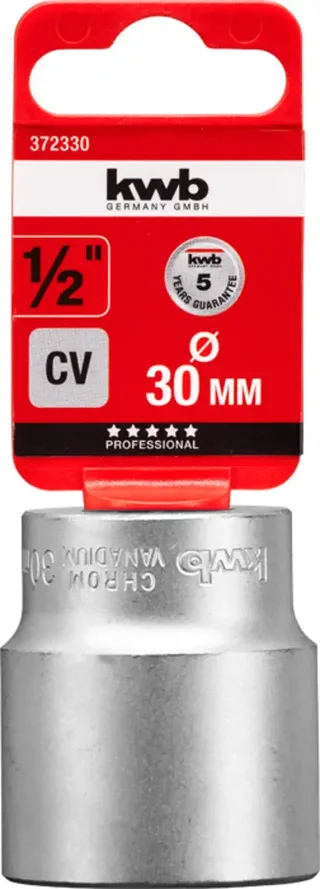 Dopsleutel - 1/2" - 30 mm by KWB, Kleurloos – product image 2 of 2