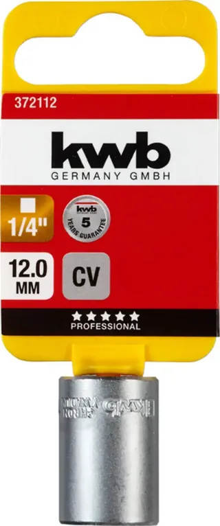 Dopsleutel - 1/4" - 12 mm de KWB – image du produit 2 sur 2