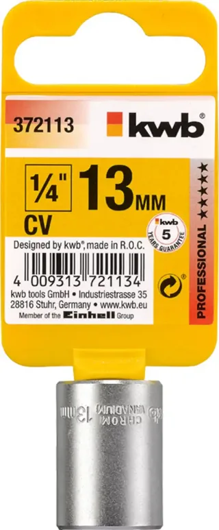 Dopsleutel - 1/4" x 13mm de KWB – image du produit 2 sur 2