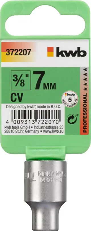 Dopsleutel 3/8 - 7mm van KWB – productafbeelding 2 van 2