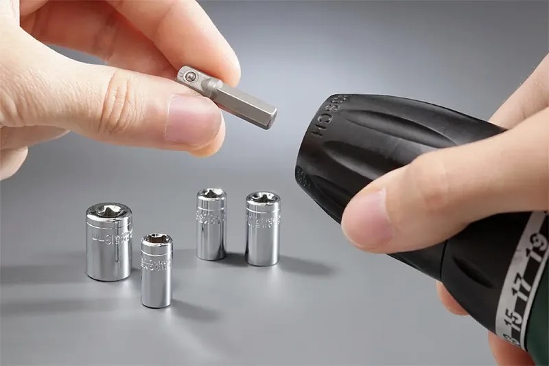 Dopsleutelset en Adapter de KWB, Kleurloos – image du produit 2 sur 3
