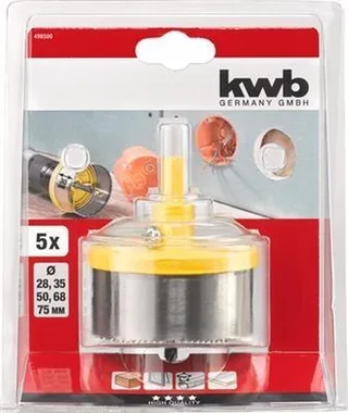 Gatenzaag 4985-00 5-delig - Ø 28-75 mm - 30 mm de KWB – image du produit 1 sur 2