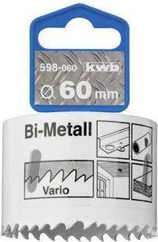 Gatenzaag HSS Bi-metaal 598-040 - Ø 40 mm de KWB – image du produit 1 sur 2