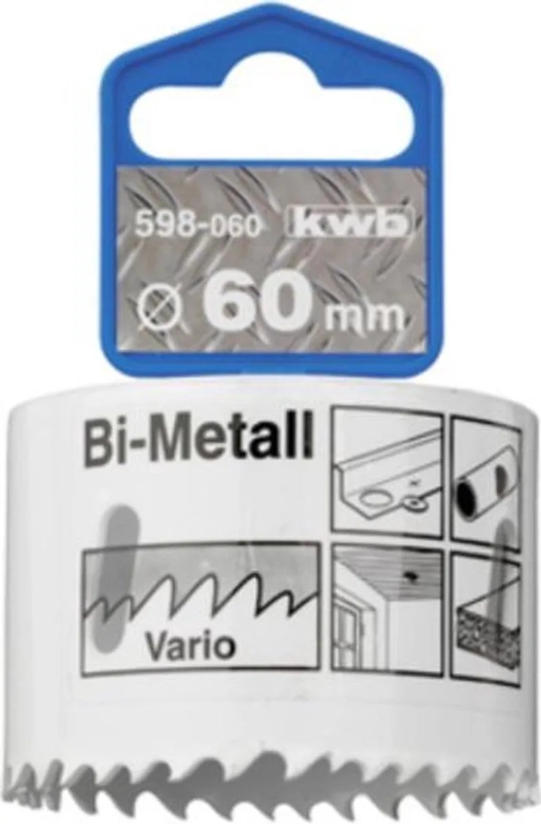 Gatenzaag HSS Bi-metaal 598-048 - Ø 48 mm by KWB – product image 1 of 2