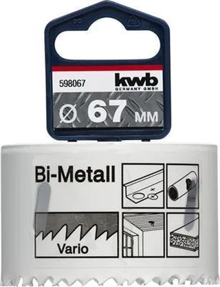 kwb 598067 Scie-cloche 67 mm C45 1 pc(s) de KWB – image du produit 1 sur 2