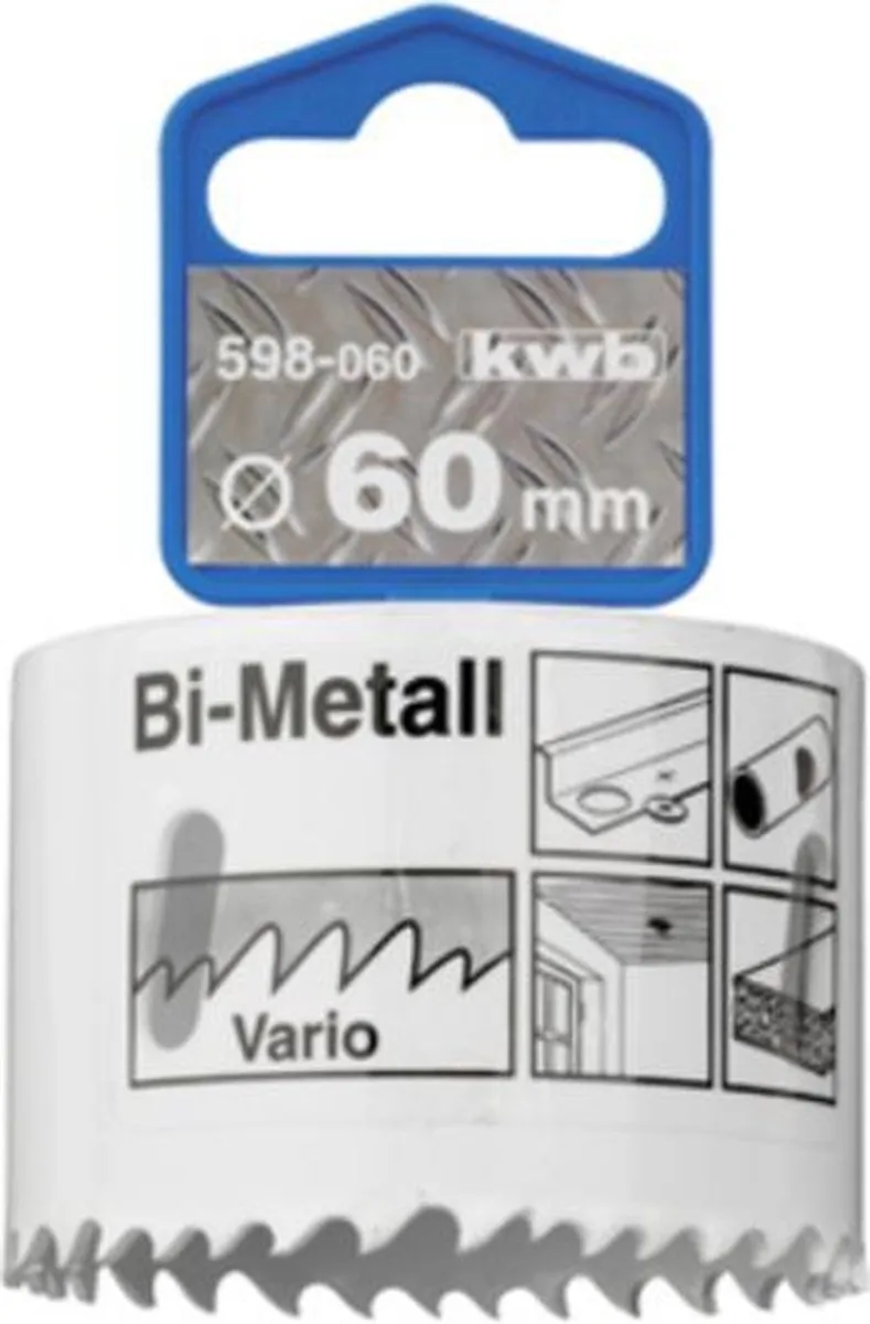 Gatenzaag HSS Bi-metaal 598-070 - Ø 70 mm by KWB – product image 1 of 2