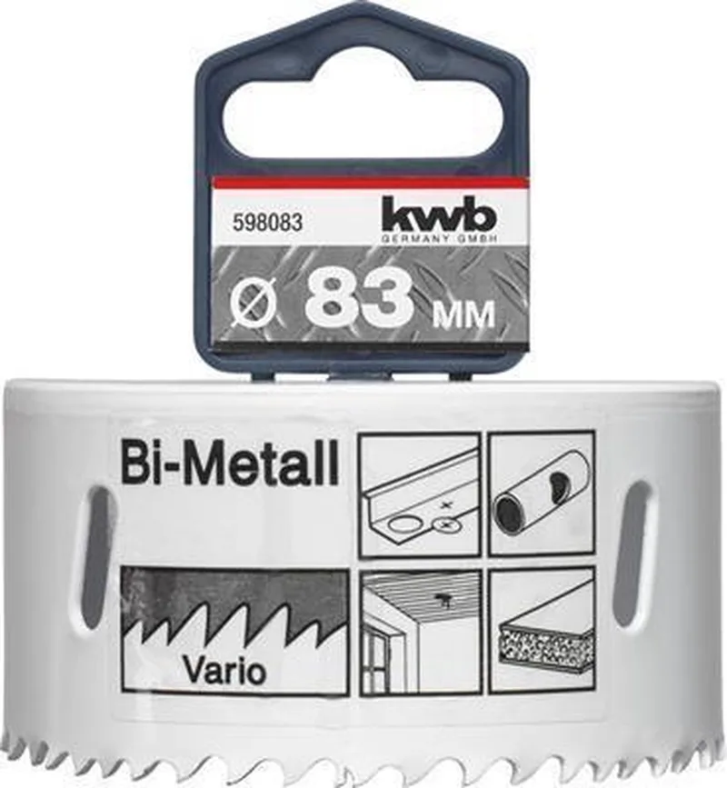 Gatenzaag HSS Bi-metaal 598-083 - Ø 83 mm by KWB – product image 1 of 2