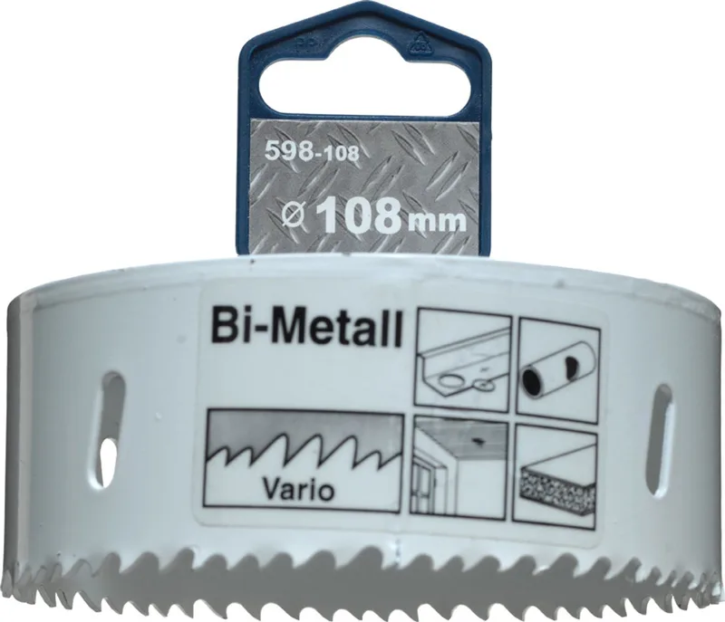 gatenzaag Ø 108 mm - Bi-metaal - 8% kobalt - Voor staal en hout - 598108 van KWB – productafbeelding 1 van 2
