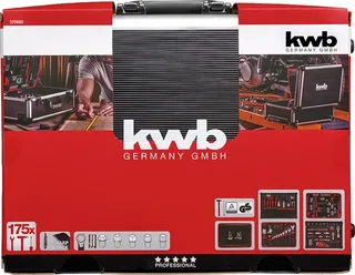 Gereedschapskoffer 175-delig in Aluminium-case met Trolley de KWB, Noir – image du produit 3 sur 3