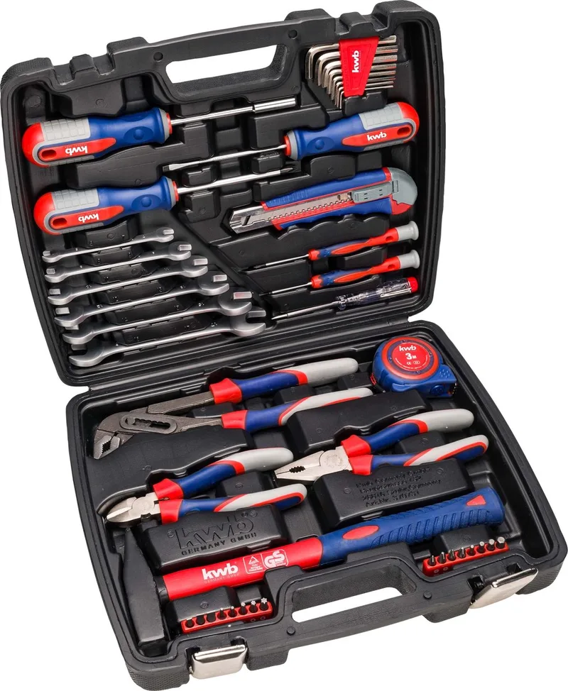 kwb 370733 pour les bricoleurs, pour les artisans Mallette à outils équipée 42 pièces (L x l x H) 29 x 34 x 7 cm de KWB – image du produit