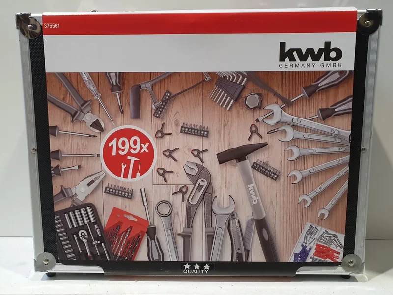 Gereedschapskoffer (gevuld) de KWB – image du produit