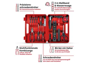 kwb 370610 Mallette à outils équipée 35 pièces (l x H x P) 31.5 x 24 x 8.3 cm de KWB – image du produit 3 sur 5