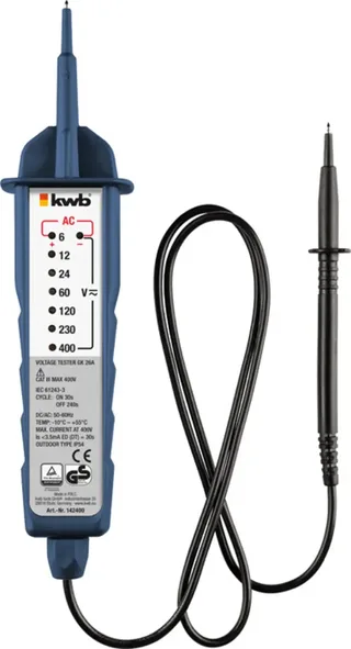 GK 26A Zweipoliger Spannungsprüfer by KWB – product image 1 of 3