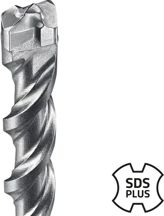 hamerboor - Ø 12 mm - Lengte 165/100 mm - Steen en beton - SDS Plus - 261712 von KWB – Produktbild 1 von 3