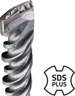 hamerboor - Ø 14 mm - Lengte 265/200 mm - Steen en beton - SDS Plus de KWB – image du produit 1 sur 3