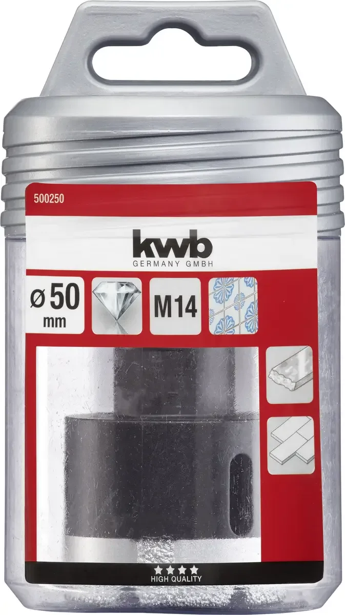 kwb 500250 Foret pour carrelages 50 mm Longueur totale 50 mm M14 1 pc(s) de KWB – image du produit 2 sur 2