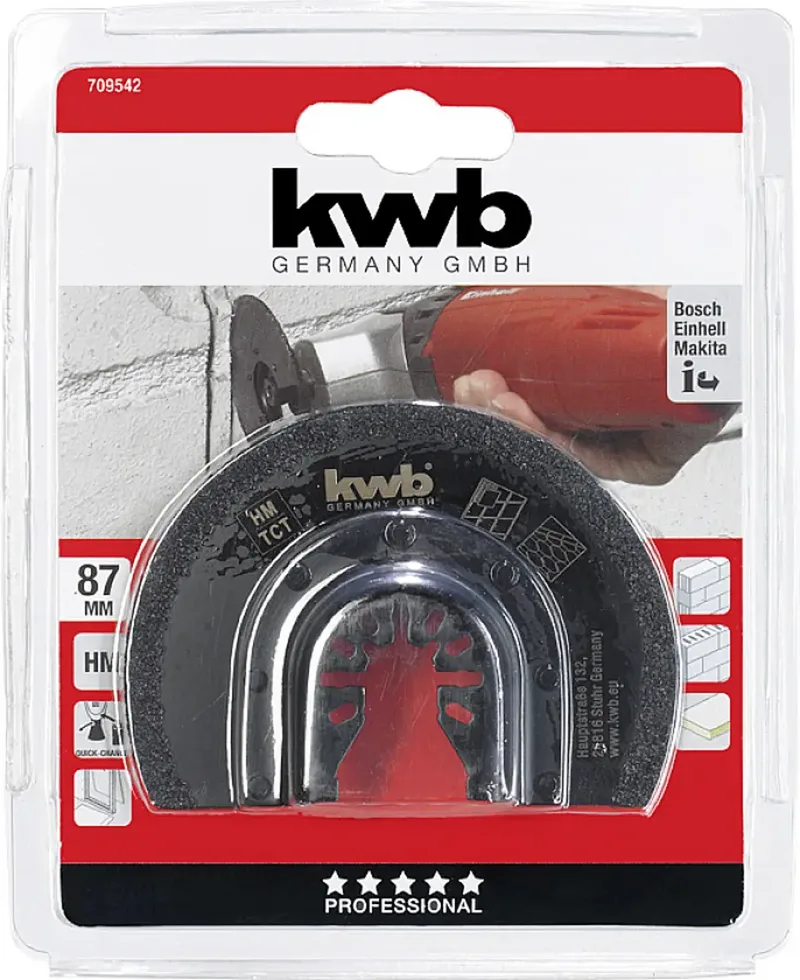 Hm Zaagblad Halfrond 85 mm by KWB – product image 3 of 3