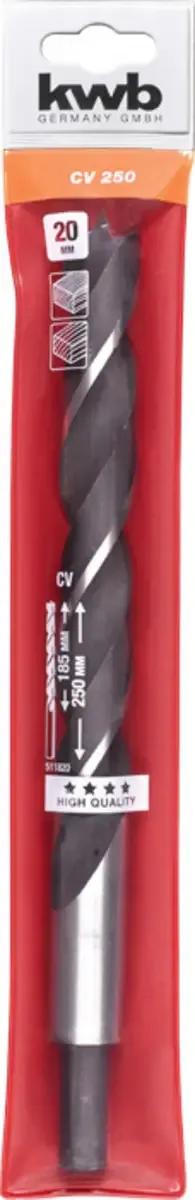 Houtspiraalboor - 20mm von KWB – Produktbild 3 von 3