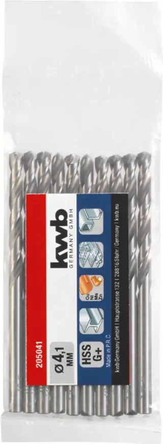 HSS Silverstar Metaalboor - 4,1 mm de KWB – image du produit 3 sur 3