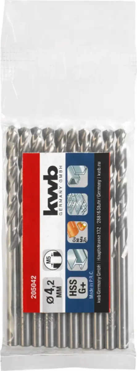 HSS Silverstar Metaalboor - 4,2 mm de KWB – image du produit 3 sur 3