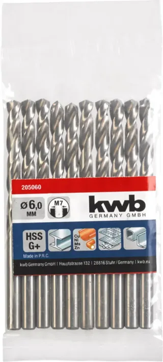 HSS Silverstar Metaalboor - 6,0 mm de KWB – image du produit 2 sur 2