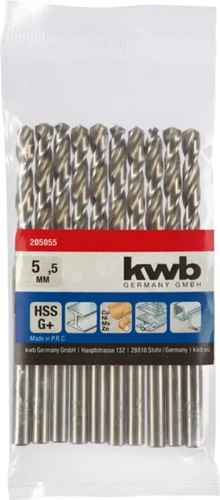HSS Silverstar Metaalboor op Kaart - 5,5 mm by KWB – product image 3 of 3