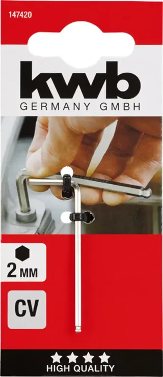 inbus- stiftsleutel 2 mm by KWB, Silver – product image 2 of 2