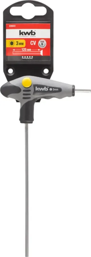 Inbussleutel Sleutelbreedte (metrisch): 3 mm by KWB, Kleurloos – product image 2 of 2
