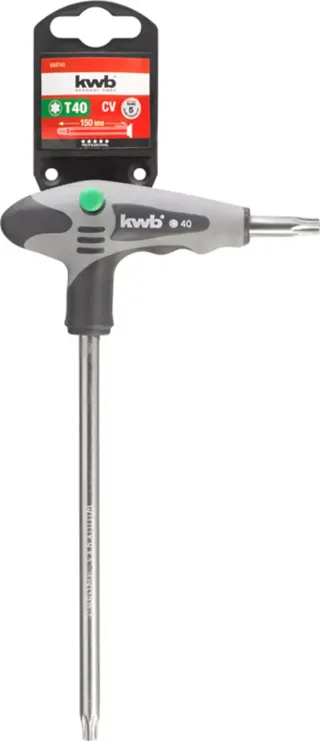 Clé coudée pour vis à 6 pans creux Taille (tournevis) T 40 1 pc(s) de KWB – image du produit 2 sur 2
