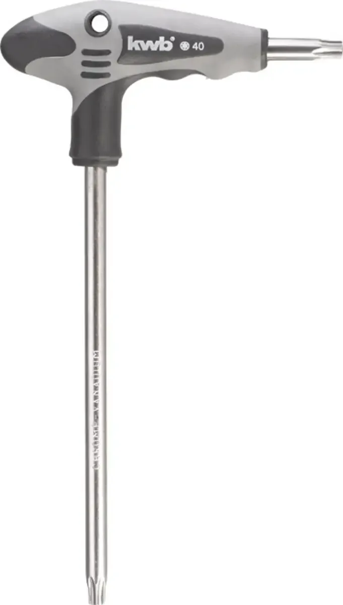 Clé coudée pour vis à 6 pans creux Taille (tournevis) T 40 1 pc(s) de KWB – image du produit 1 sur 2