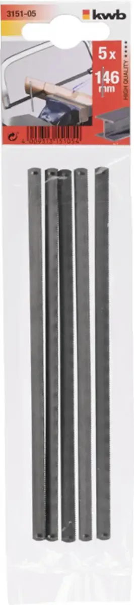 Junior zaagblad metaal 146 mm 3151-05 5 stuks by KWB – product image