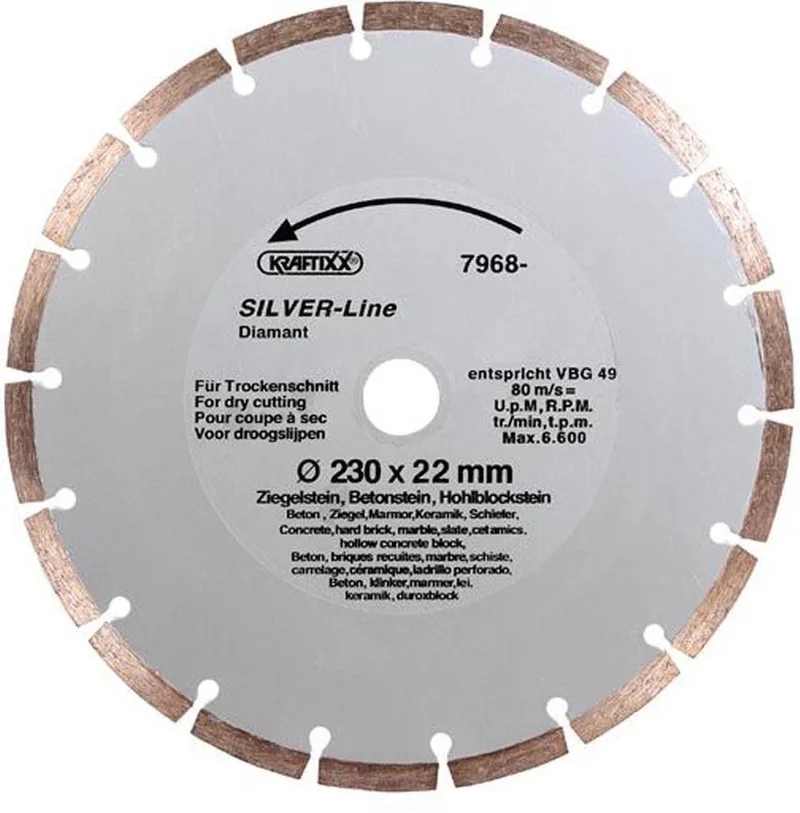 Kraftixx Diamantdoorslijpschijf - 230 mm - 7968-70 de KWB – image du produit 1 sur 2