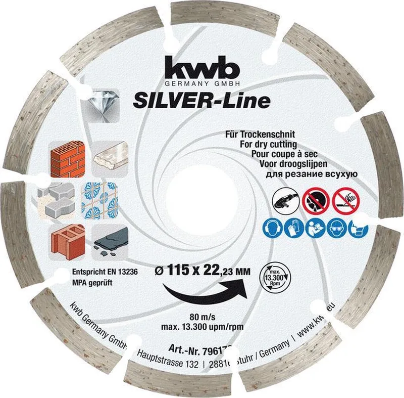 Kraftixx Diamantschijf - 115 mm 7961-70 by KWB – product image
