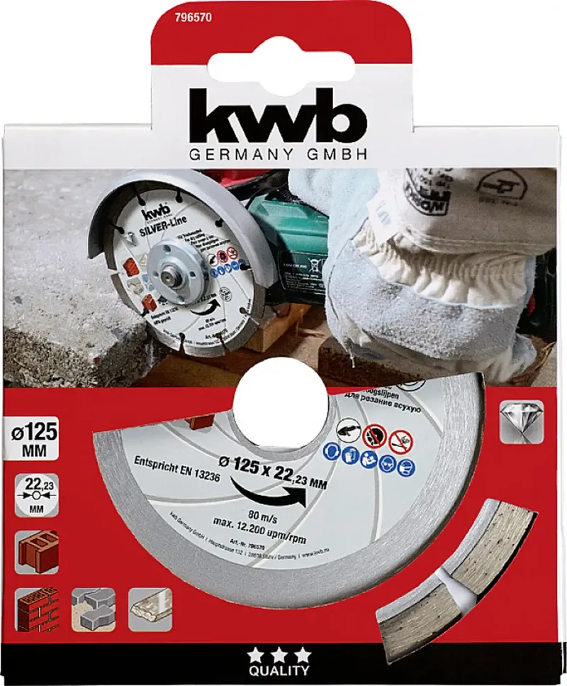 Kraftixx Diamantschijf - 125 mm 7965-70 by KWB – product image 3 of 3